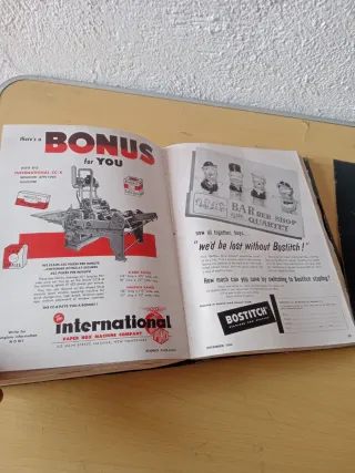 Antiguas revistas Americana encuadernadas año 1954