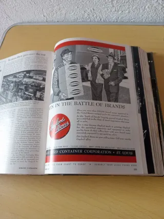 Antiguas revistas Americana encuadernadas año 1954