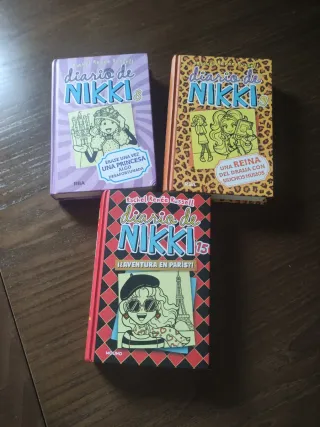 Libros 8,9 y 15 diario de Nikki. 4€ cada uno