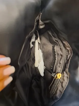 Bolso acolchado negro Adolfo Domínguez