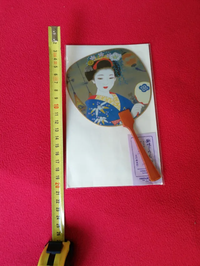 Abanico Uchiwa Geisha Kyoto