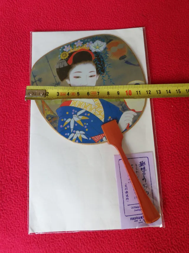 Abanico Uchiwa Geisha Kyoto