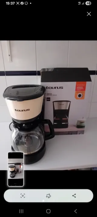 Cafetera Taurus 12 Tazas