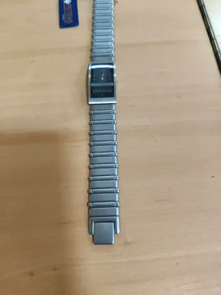 Reloj Potens Caballero Negro y Plateado