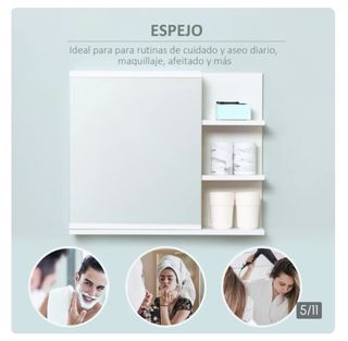 Mueble alto con espejo