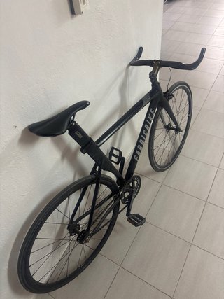 Bicicleta Fixie Pista Negra Aero Fabribike