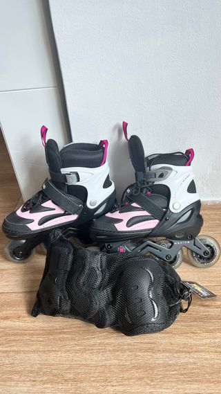 Patines + rodilleras y coderas/talla 38-41