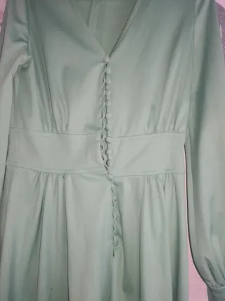 Vestido Rius Mora Talla 40 Verde