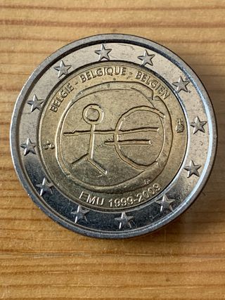 Moneda 2€ UEM 2009 Bélgica
