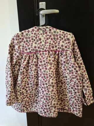 Blusón Fallera Niña Talla 10 acolchado