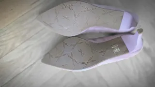 Zapatos tacón ante rosa Daniela Vega