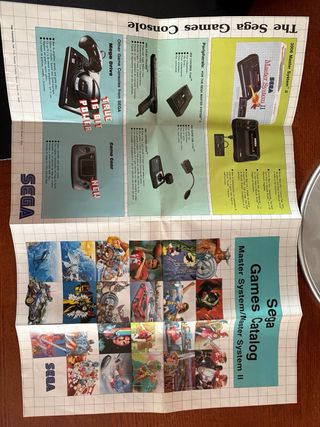 Sega Master System II + 4 Juegos y TV antigua
