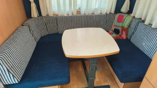 Caravana de dos ambientes.