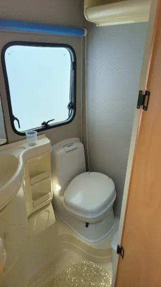 Caravana de dos ambientes.