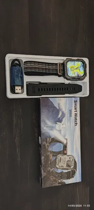 Smartwatch W60 Gris y Multicolor