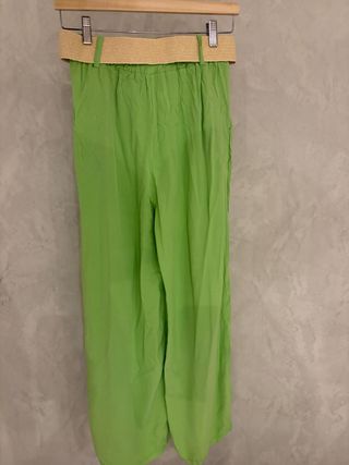 Pantalón ancho verde