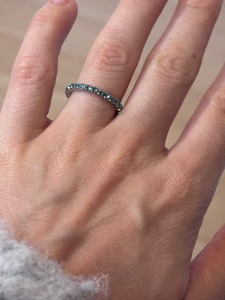 Conjunto Anillo y Pendientes Azules