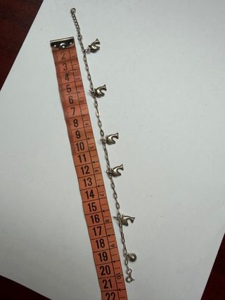 Pulsera Plata con Delfines