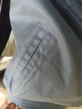 Chaqueta bomber reversible azul talla M