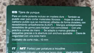 Forbici da potatura Parkside, modello Yunke 6€