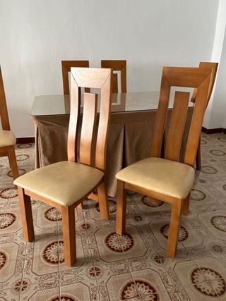 Mesa de comedor con 6 sillas