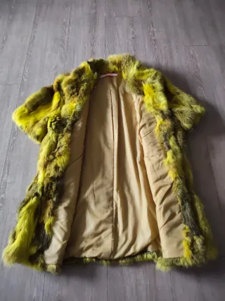 Chaqueta de pelo de conejo