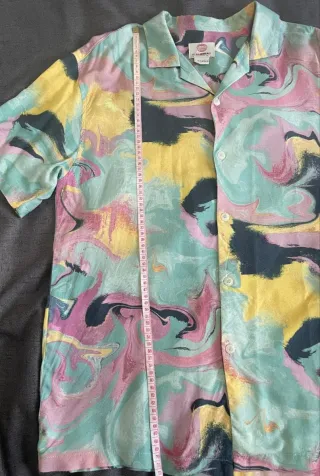 Pull&Bear Camisa hombre multicolor talla M