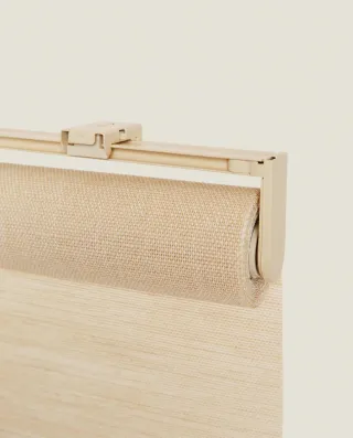 2 Estores Yute Opacidad Media Beige