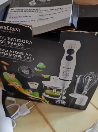 Batidora de mano Silvercrest 3 en 1