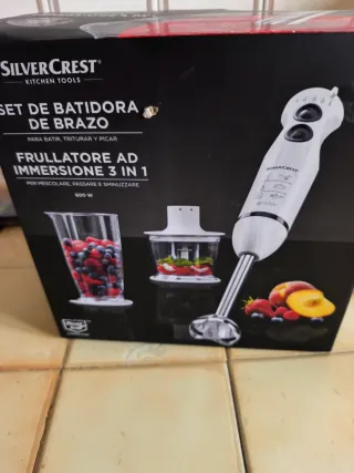 Batidora de mano Silvercrest 3 en 1