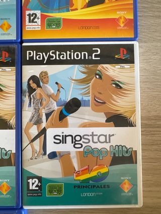 Lote 7 juegos SingStar PS2