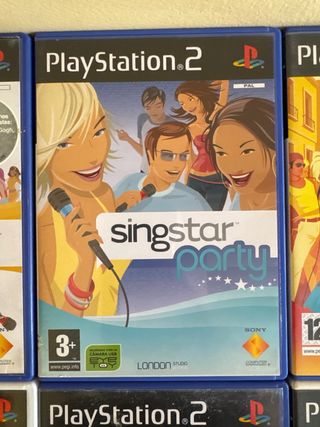 Lote 7 juegos SingStar PS2