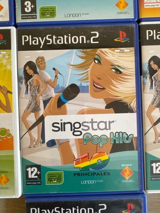 Lote 7 juegos SingStar PS2