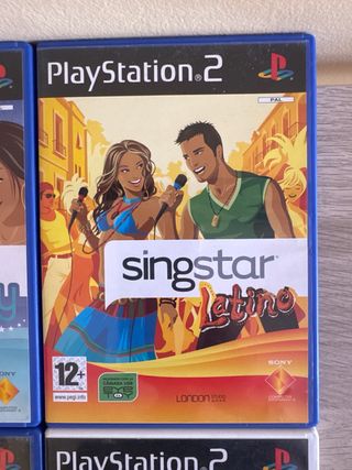 Lote 7 juegos SingStar PS2
