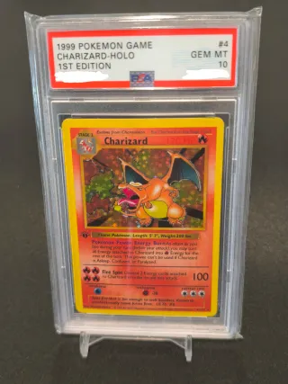 Carta Pokémon Charizard Holo 1ª Edición 1999