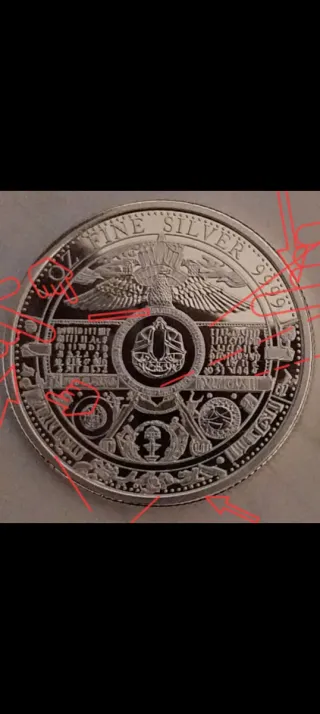 Onza Plata 999.9 2023 R Chad Inteligencia Art