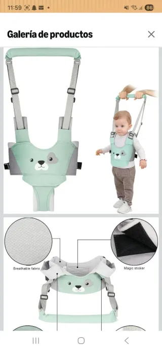 Arnés de seguridad para caminar Vicloon