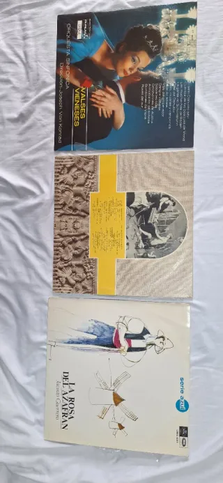 Lote 3 Vinilos Antiguos Valses Vieneses y más