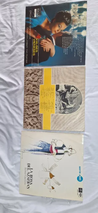 Lote 3 Vinilos Antiguos Valses Vieneses y más