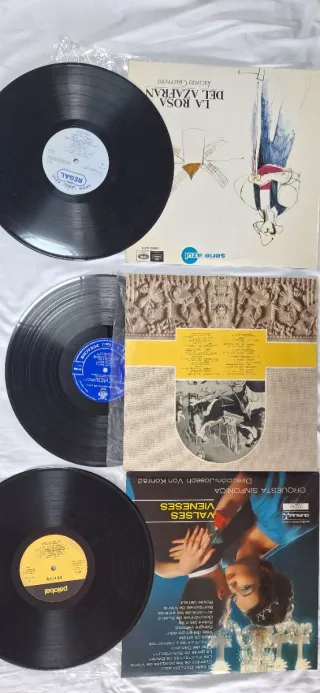 Lote 3 Vinilos Antiguos Valses Vieneses y más