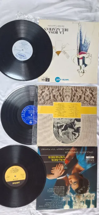 Lote 3 Vinilos Antiguos Valses Vieneses y más