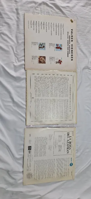 Lote 3 Vinilos Antiguos Valses Vieneses y más