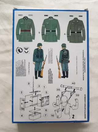 Italeri n°301 German Artillery 1:35 (incompleto)