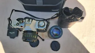 Cámara Canon AV-1 FD 50mm 1:1.8