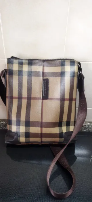 Tracolla Beige/Marrone