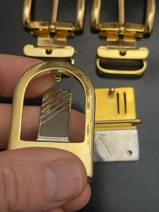 Fibie per cintura vintage oro/argento