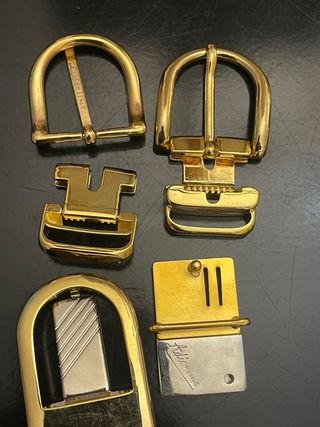 Fibie per cintura vintage oro/argento