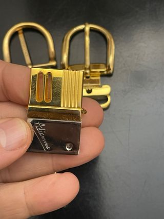 Fibie per cintura vintage oro/argento