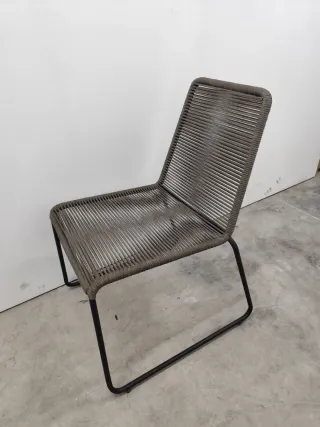 Conjunto 6 silllas de hilo gris