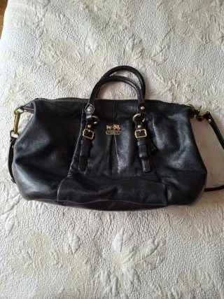 Bolso Piel Negro Coach